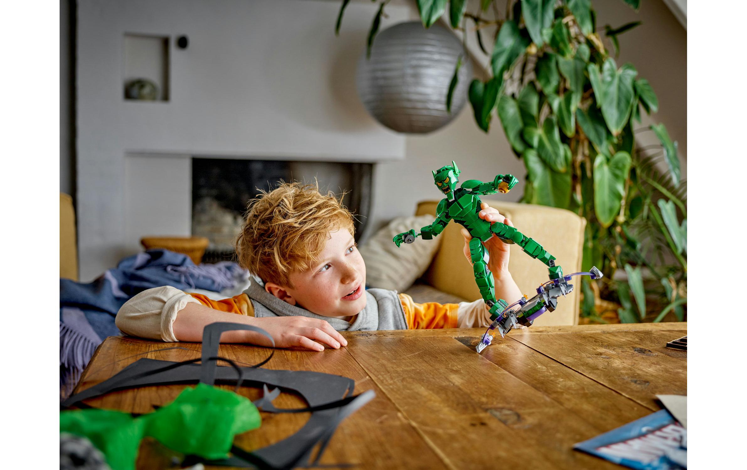 Marvel Green Goblin Baufigur 76284Bewegliches Superschurken-Bauspielzeug