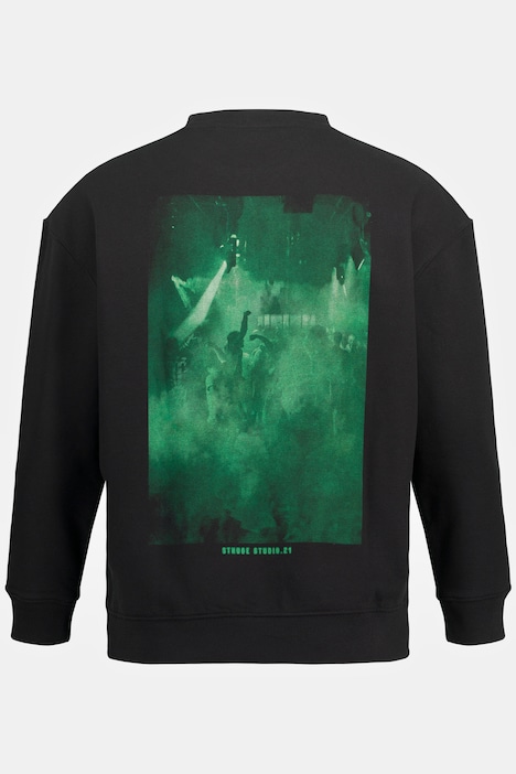 STHUGE Sweatshirt, Langarm, Relaxed Fit, Rückenprint, bis 8 XL