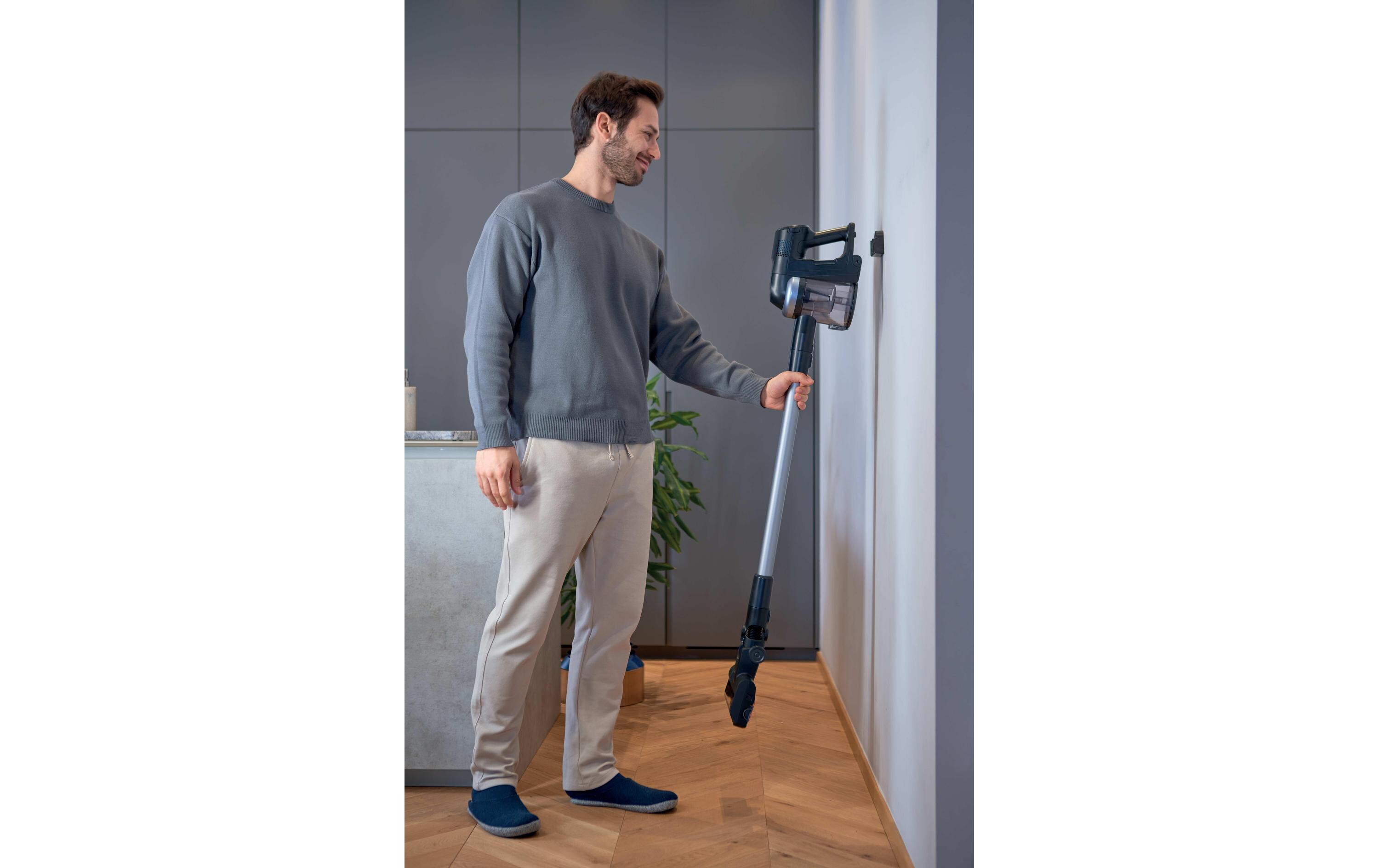 Akku-Hand- und Stielsauger HF4P10H 011 Grau/Schwarz<br>Handstaubsauger ohne Kabel
