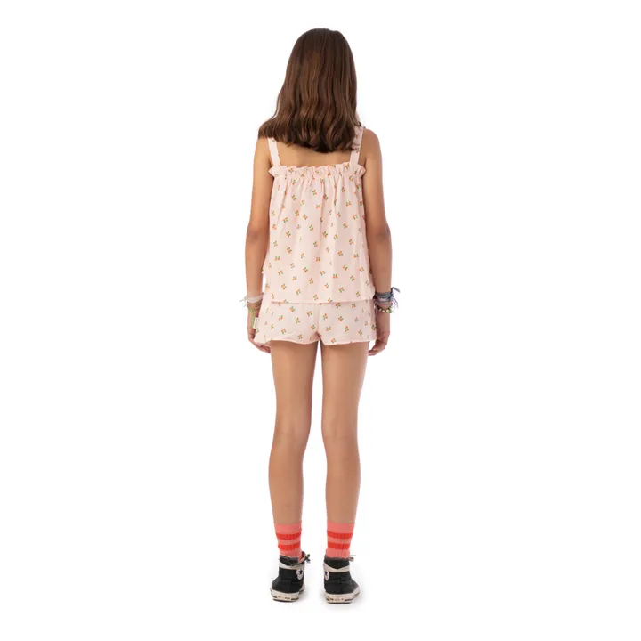 Piupiuchick Top Fleur | Rose pâle