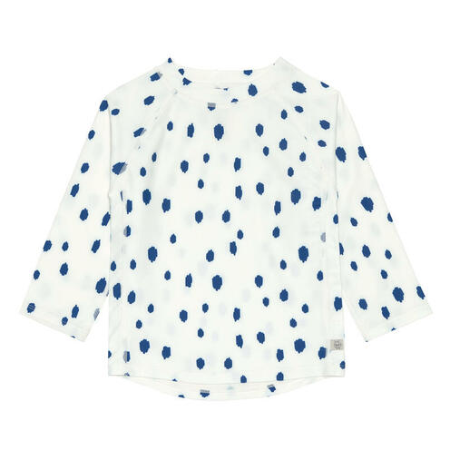 T-shirt manches longues pois 19-24 mois - Bleu/Nature - LASSIG