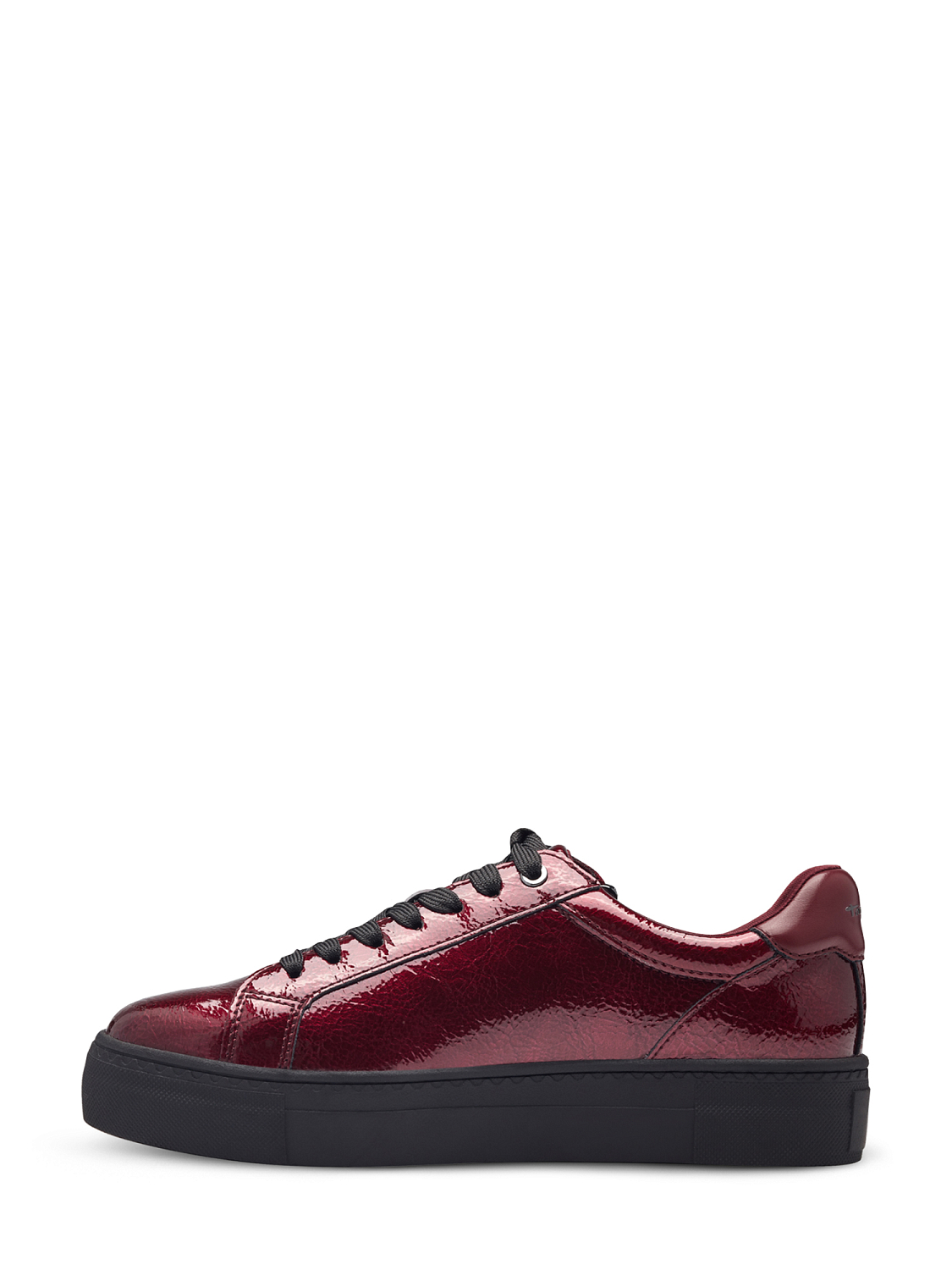 Tamaris Red Patent Platform Sneakers