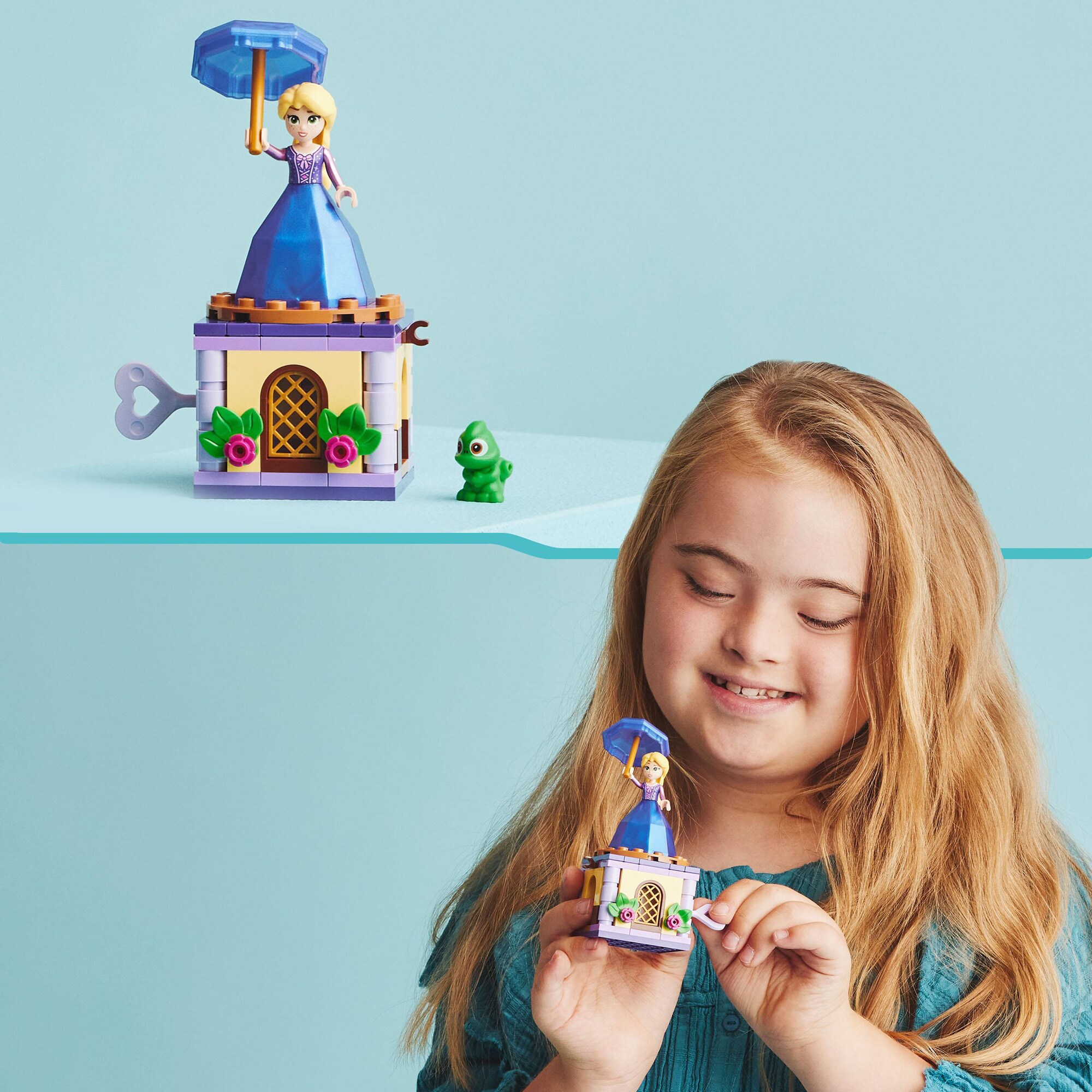 LEGO Konstruktionsspielzeug Disney Princess Rapunzel-Spieluhr
