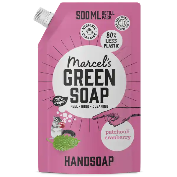 Handseife Patchuli & Cranberry Nachfüllbeutel