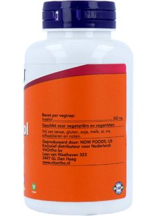 NOW Inositol 500mg Capsules 100VCP