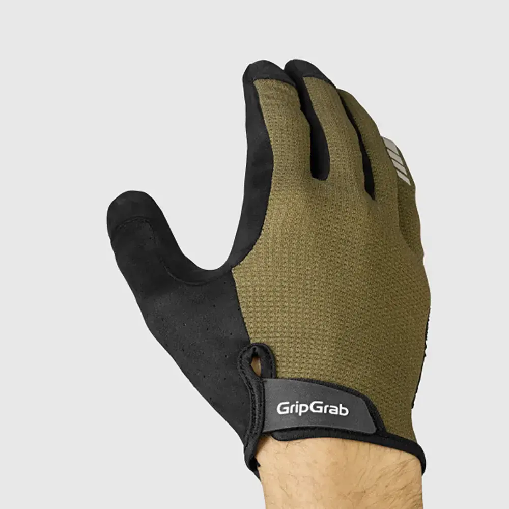 GripGrab EXPLR RC Max Padded MTB Zomer Fietshandschoenen Lange Vingers Groen