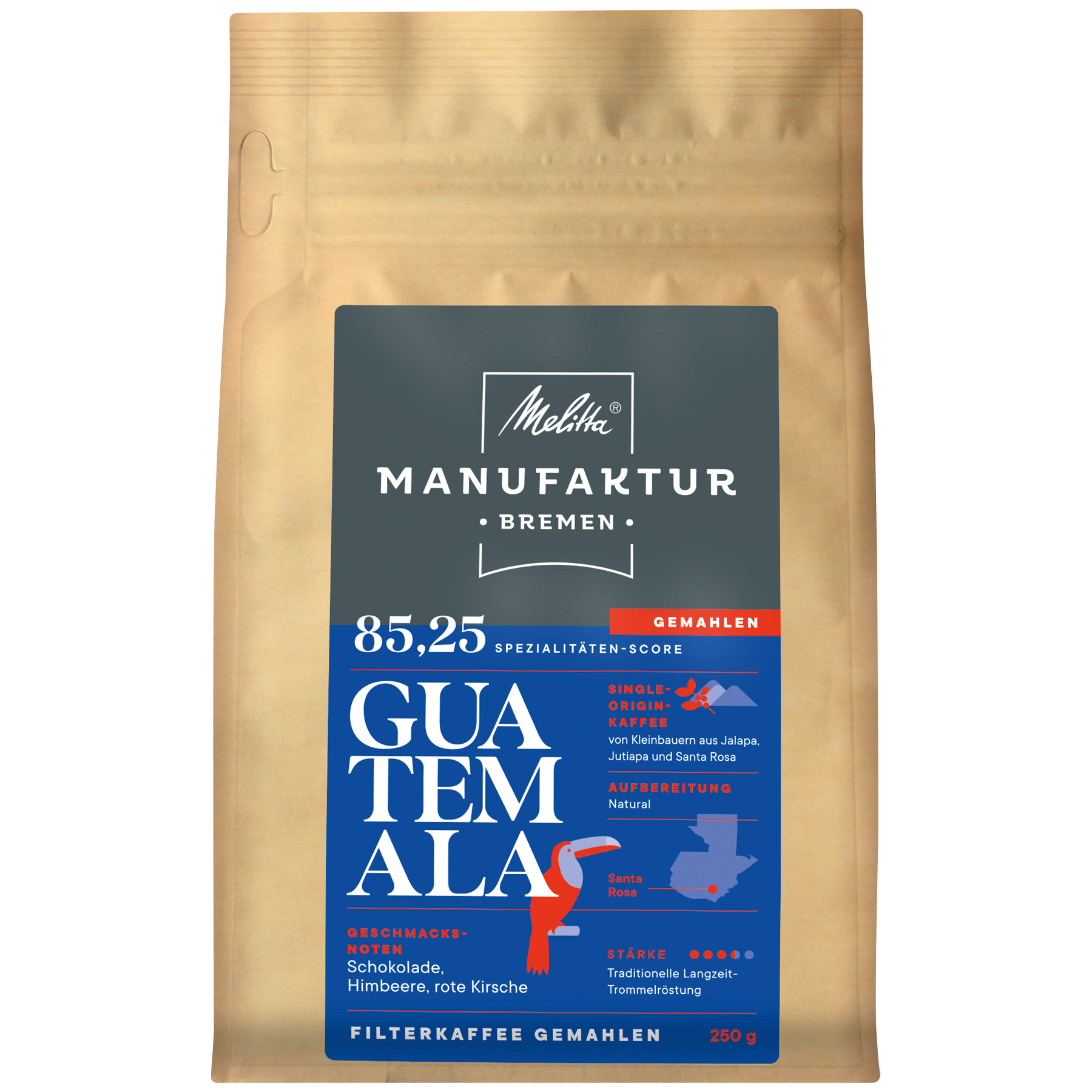Melitta® Manufaktur-Kaffee Guatemala Natural|Filterkaffee 250g