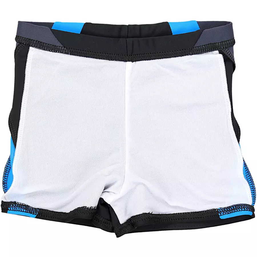 Aquarti Jungen Badehose Gestreift mit Motiven graphit
