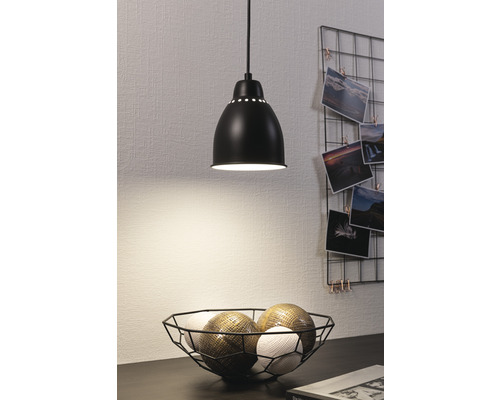 Plantenlamp, 1-lamp, HxØ 180x14,5 cm, zwart