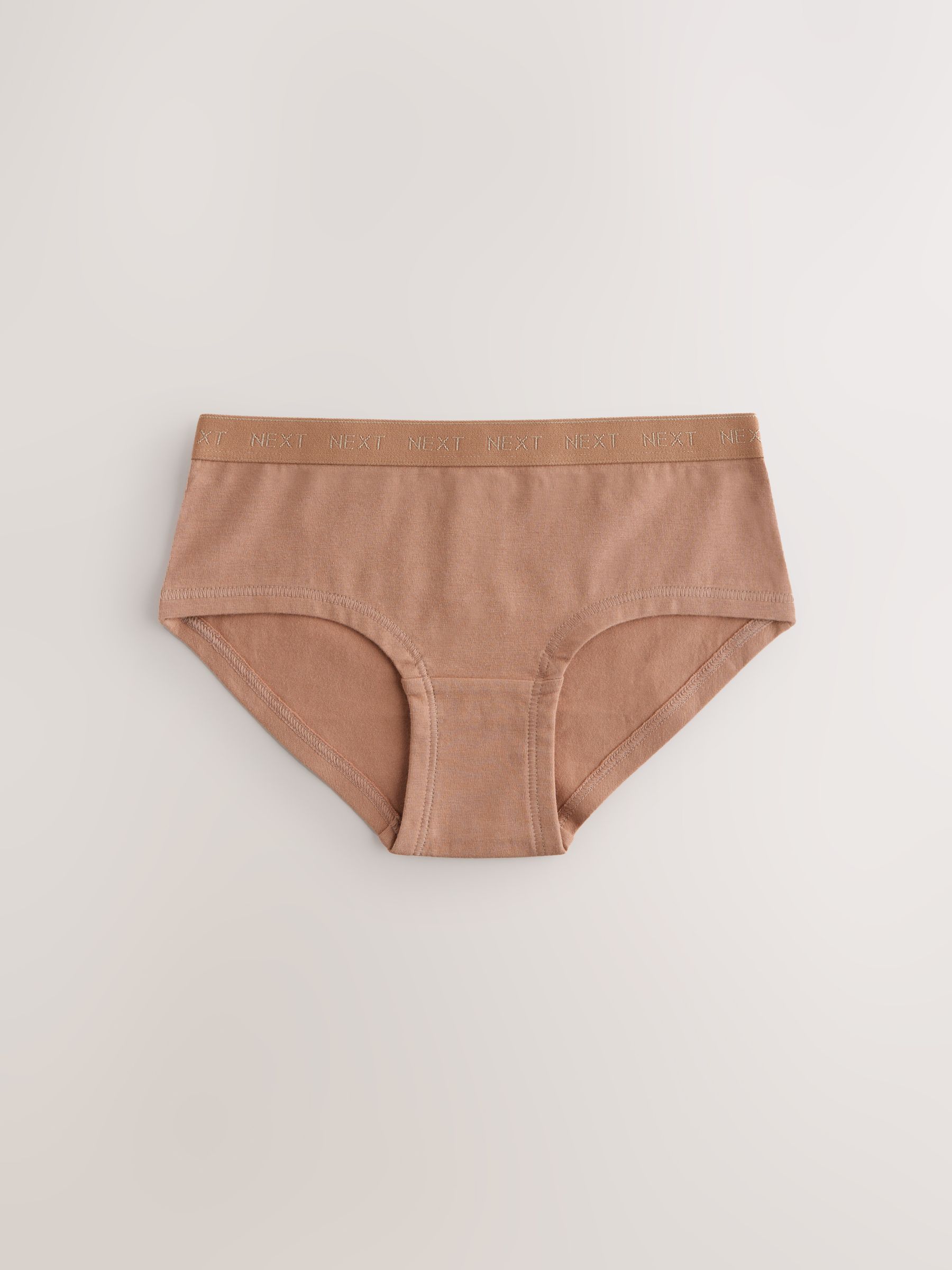 Licht beige - Verpakking van 5 hipsteronderbroeken (5-16 jr)