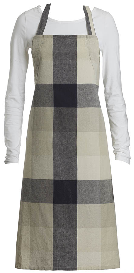 Fauske forkle svart/beige