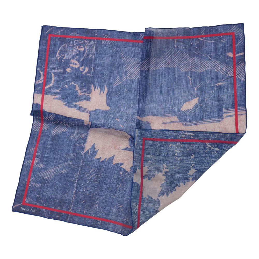 Tapis Noir  Toile tørklæde - 65x65 cm.