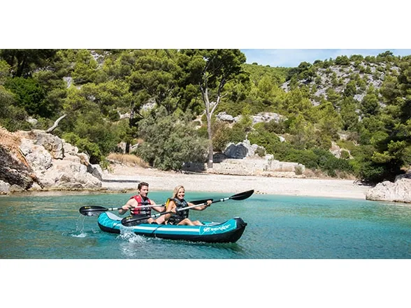 Sevylor Madison, Kajak til vandløb, 2 person(er), 200 kg, Sort, Turkis, 2 sæde(r), 93 mm