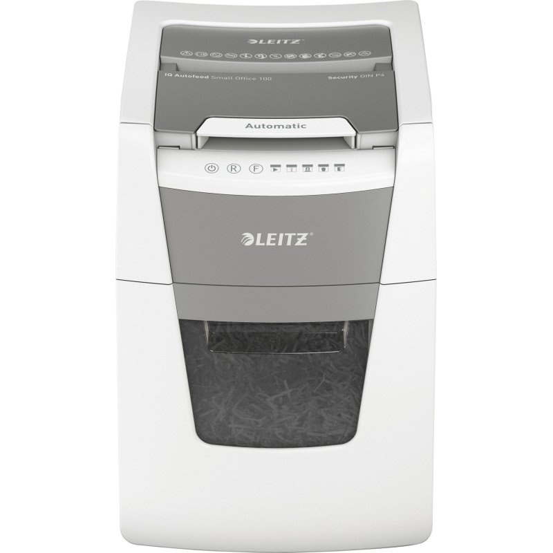 Destructeur Leitz IQ Auto+ Small Office 100 - coupe croisée