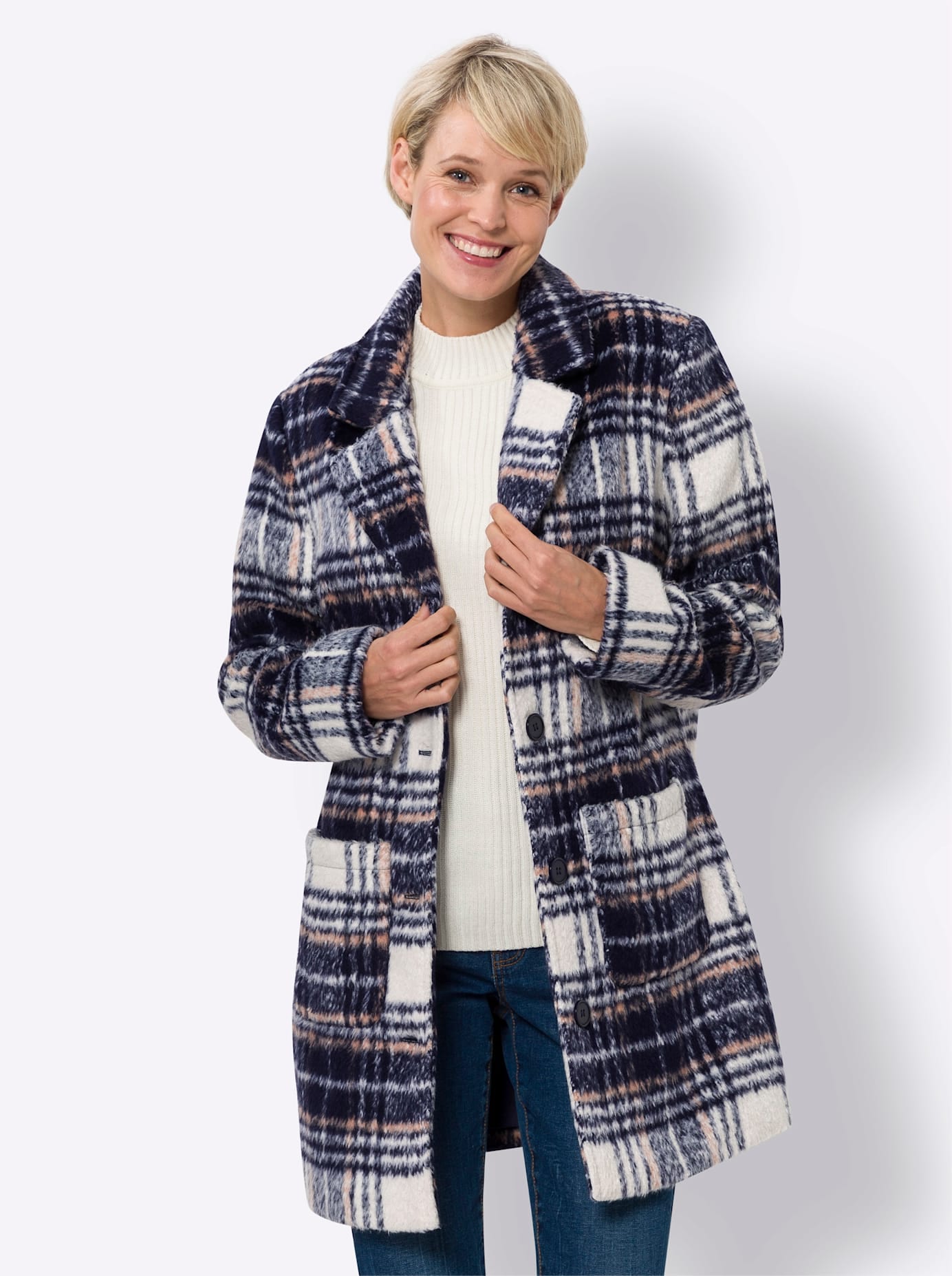 Classic Basics Langjacke ohne Kapuze