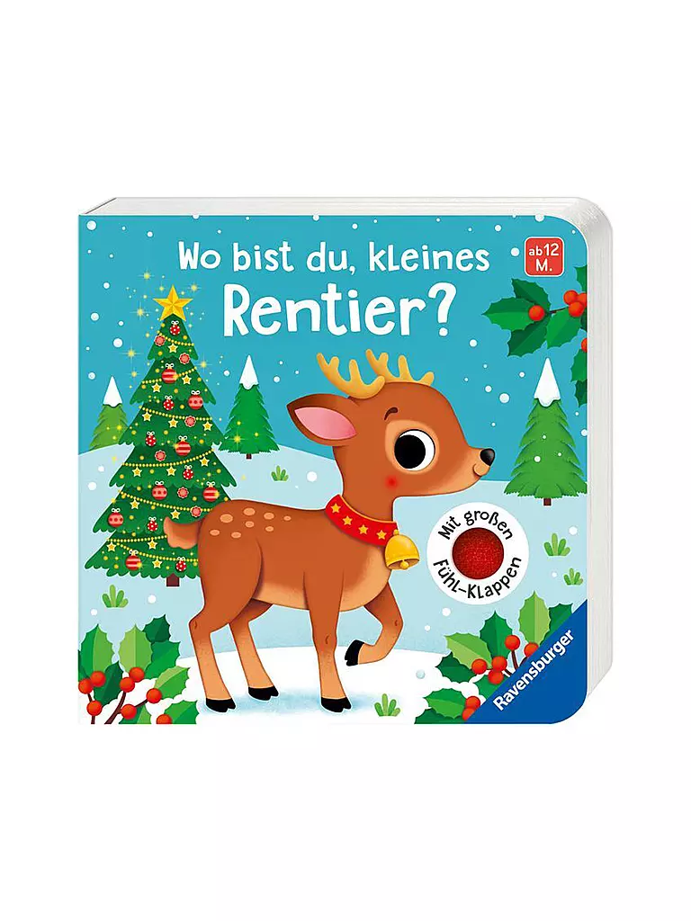RAVENSBURGER Buch - Wo bist du, kleines Rentier?  keine Farbe