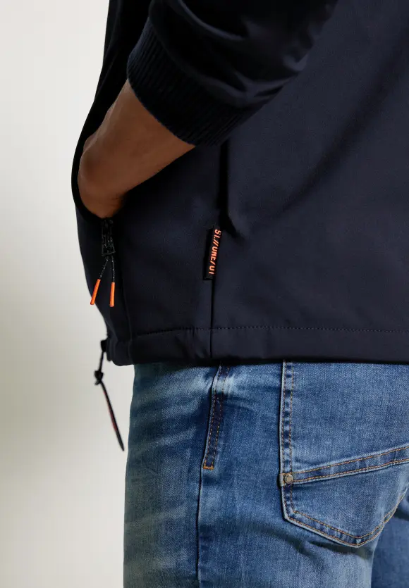 Softshelljacke mit Kapuze - midnight blue