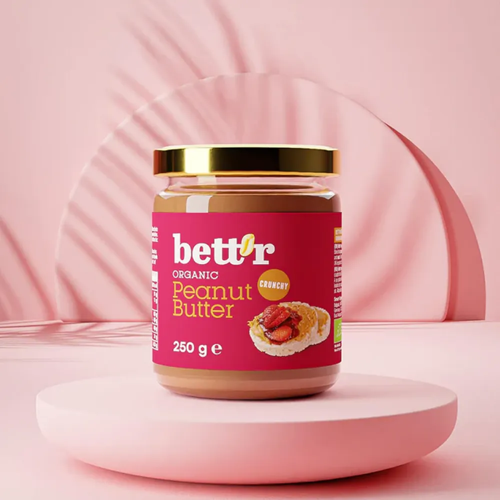 Bett´r Peanut Butter Crunchy Ø - 250 g.