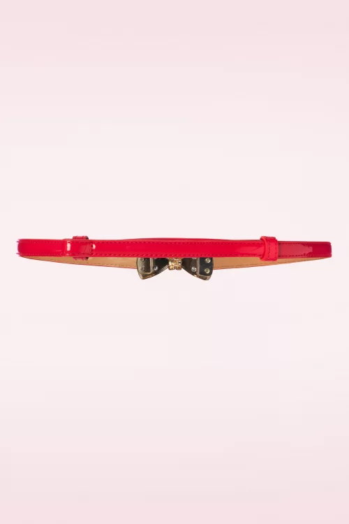 Banned Retro Ocean Avenue strikriem in rood