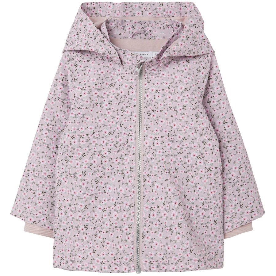 name it Jacke Nbfmaxi Petite Flower Violet Ice