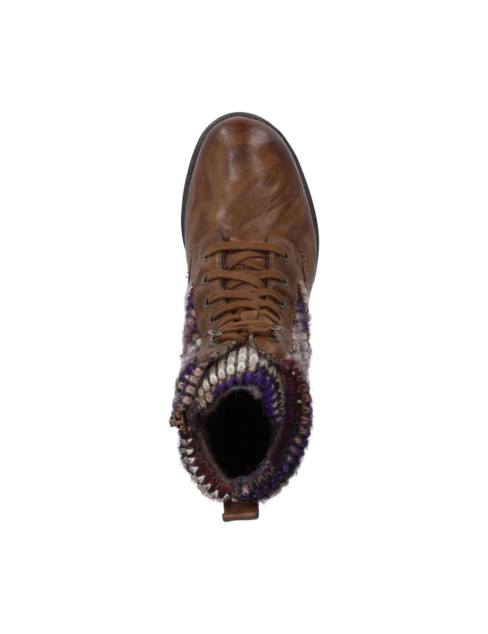 Stiefelette Sanja 17, cognac-kombi
