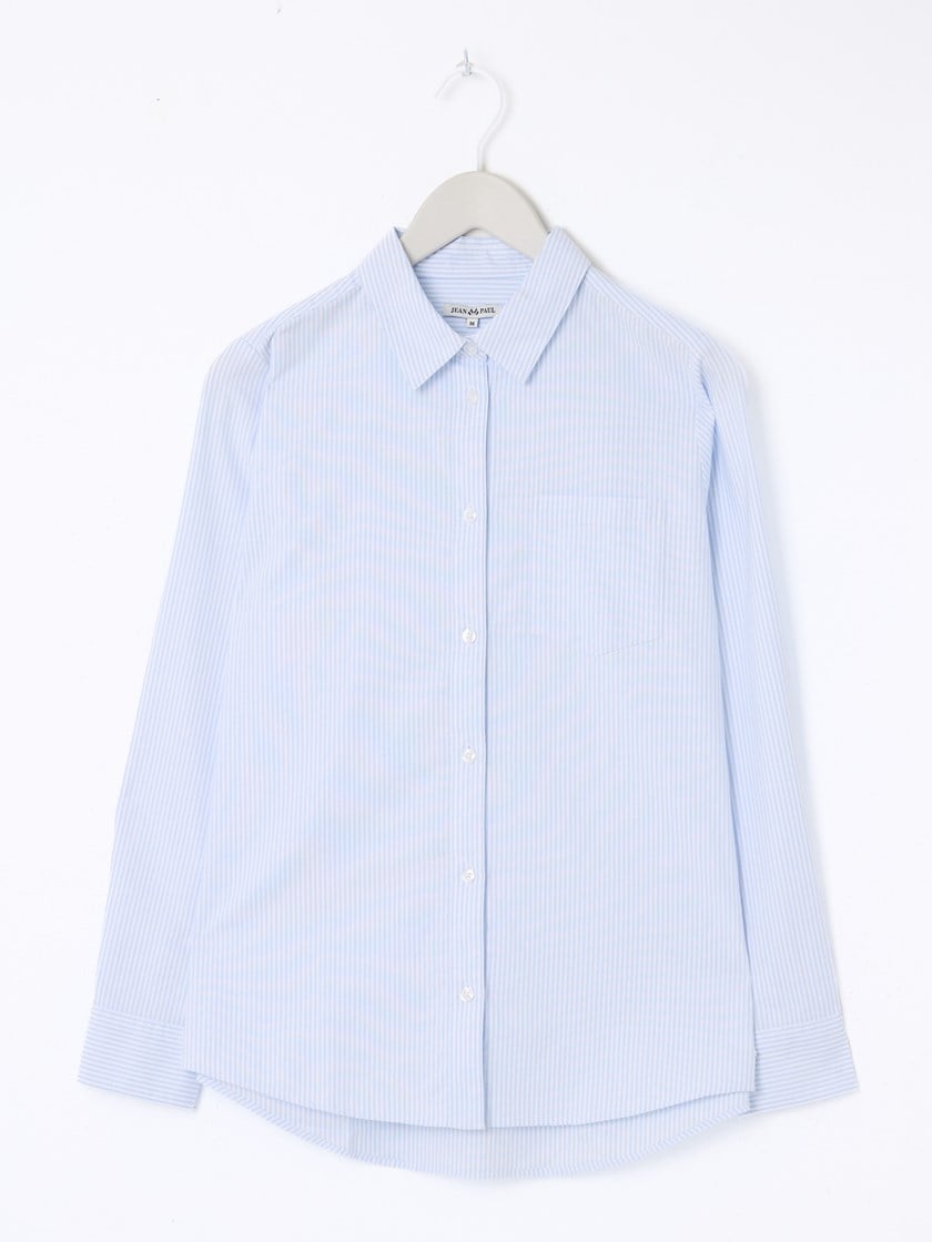 Caro stripet skjorte Chambray Blue