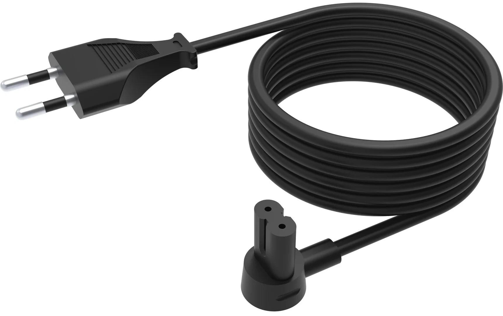 Stromkabel 5 m Era, Five, Arc, Beam, Ray, Sub SchwarzStromkabel für Sonos Lautsprecher