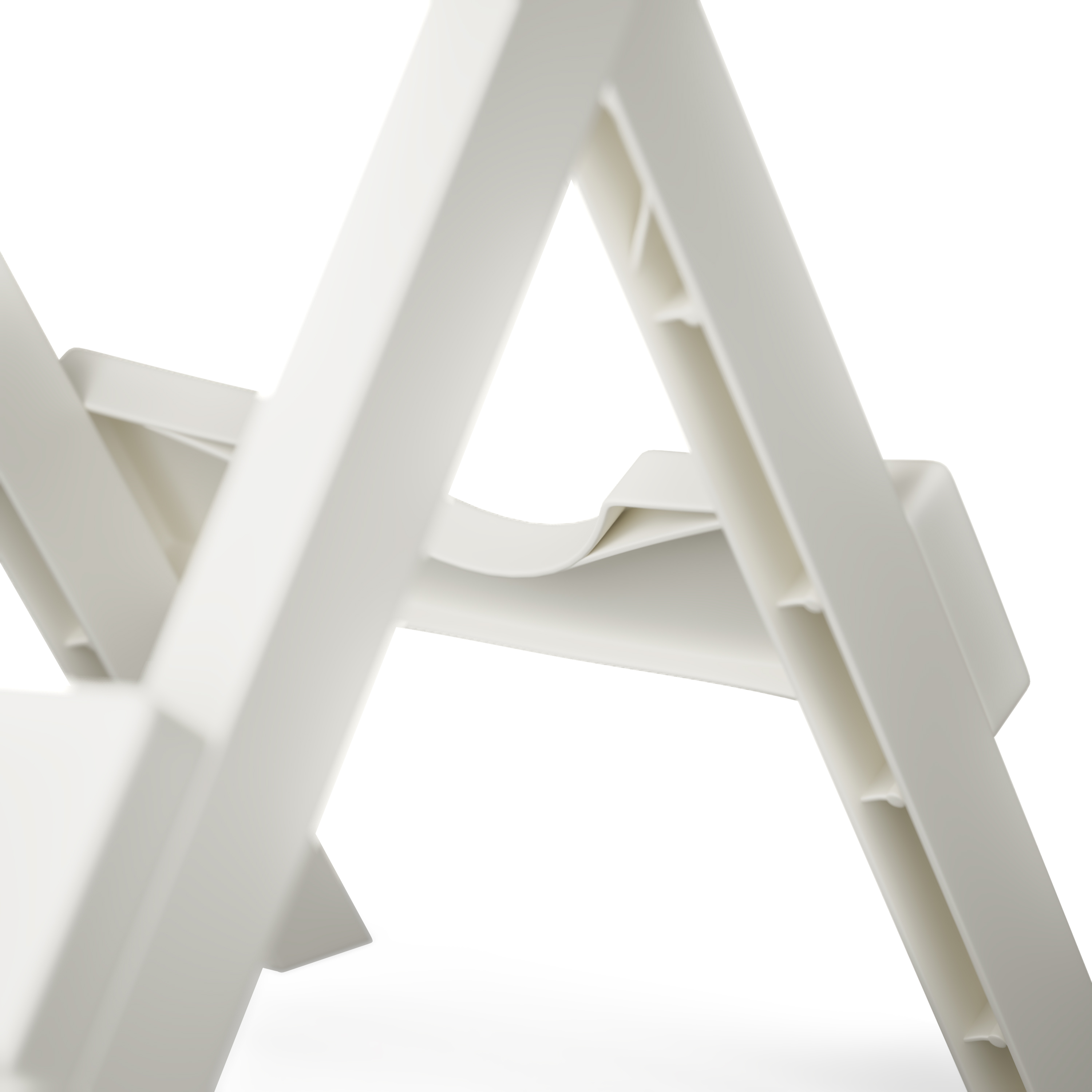 Beistelltisch klappbar 44 x 38 cm weiss