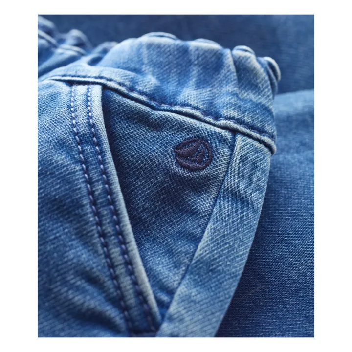 Petit Bateau Pantalon Bap Denim Coton Bio | Bleu jean