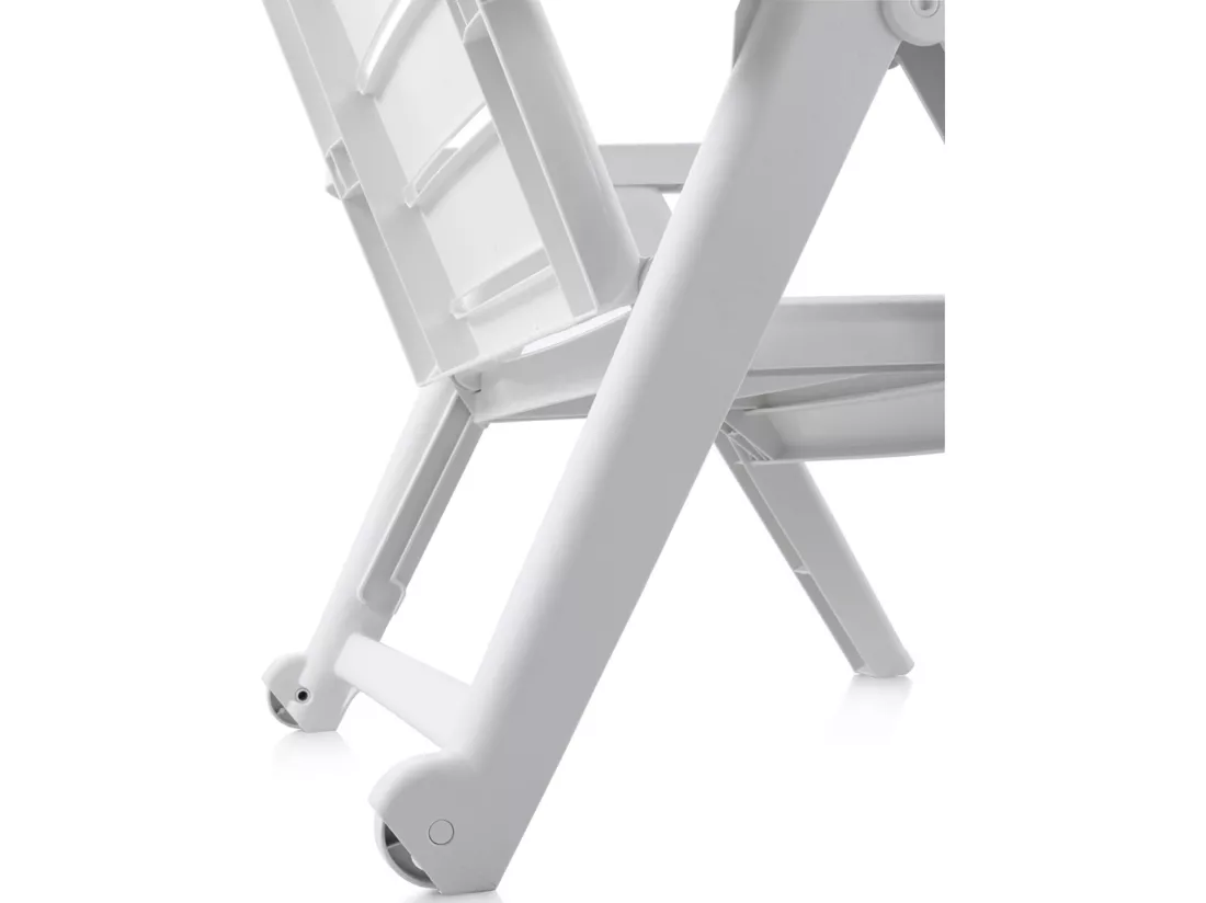 CHAISE LONGUE BLANCHE AVEC COUSSIN