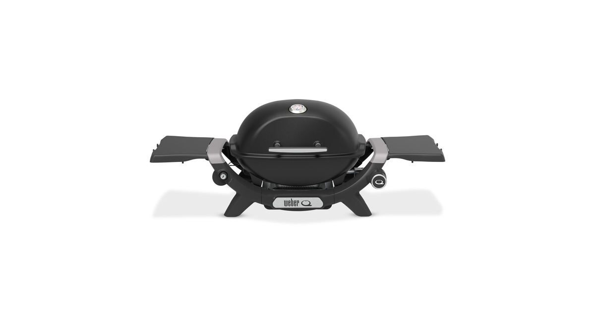 WeberQ 1200N gasbarbecue  (Zwart, 1 Brander | Propaan/butaan)