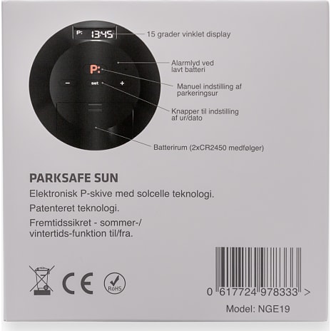 Parksafe Sun p-skive