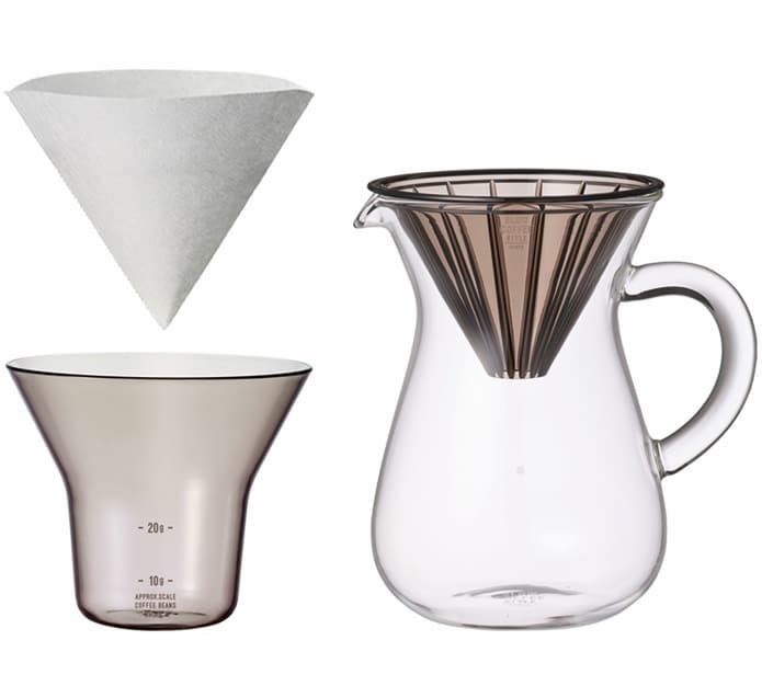 Cafetière Kinto Pour-over dripper plastique 300ml - 2 tasses