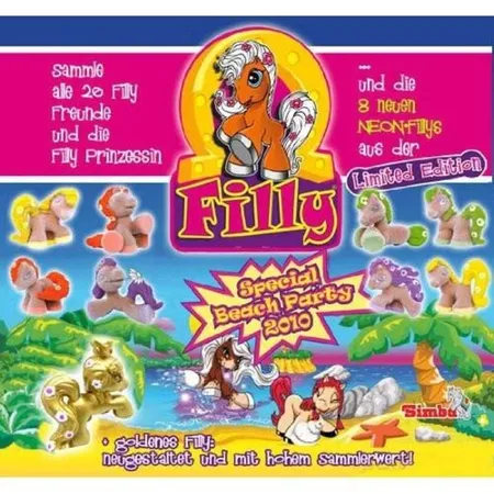 Simba Filly Beach Party 2010 Sonderedition Sammelfiguren 1 Booster