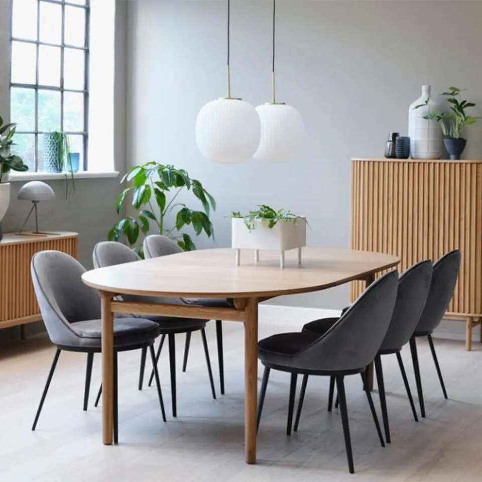 Olivine Kjeld Verlengbare Houten Eettafel 190 cm - Naturel