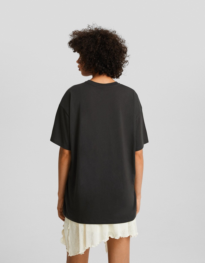 Camiseta de manga curta com estampa