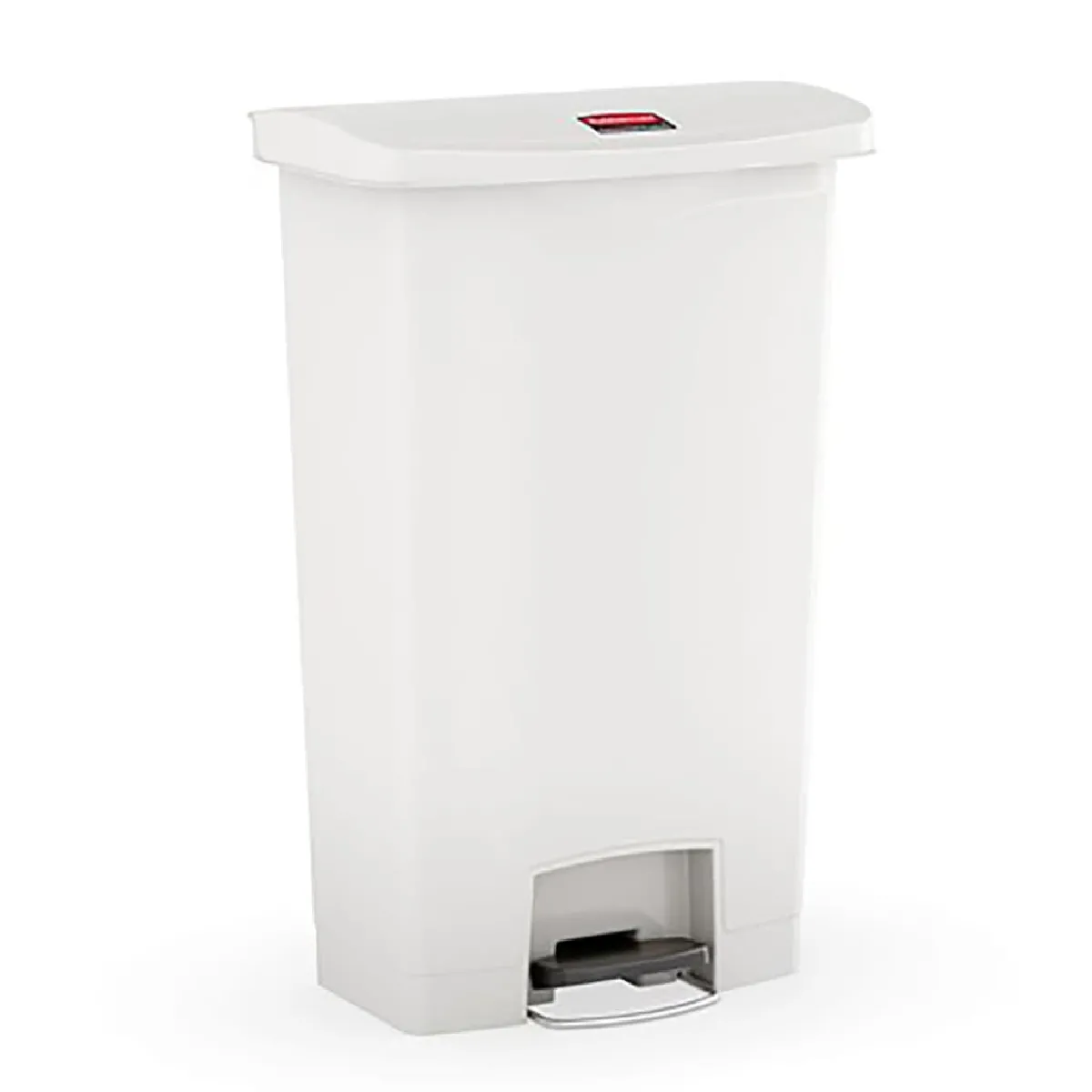Rubbermaid Slim Jim Poubelle à pédale - 50 L - Blanc