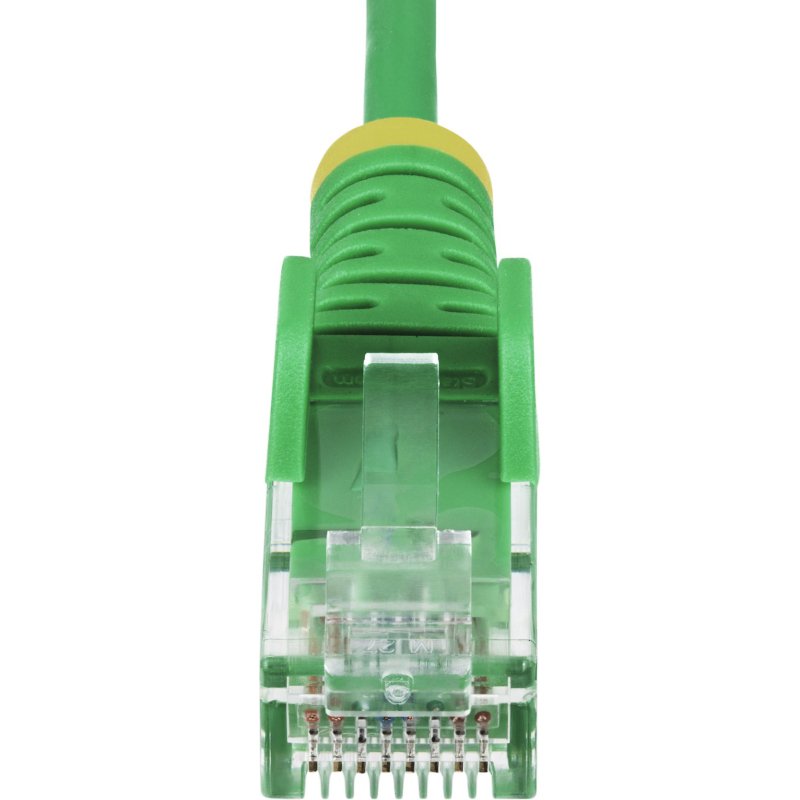 StarTech.com Câble Ethernet CAT6 Vert Fin de 1,5m, Sans Accroc, 100W PoE, UTP, LSZH, Fil de Cuivre Pur 28AWG, Cordon Patch Réseau RJ45 avec Serre-Câble, Contrôlé Fluke