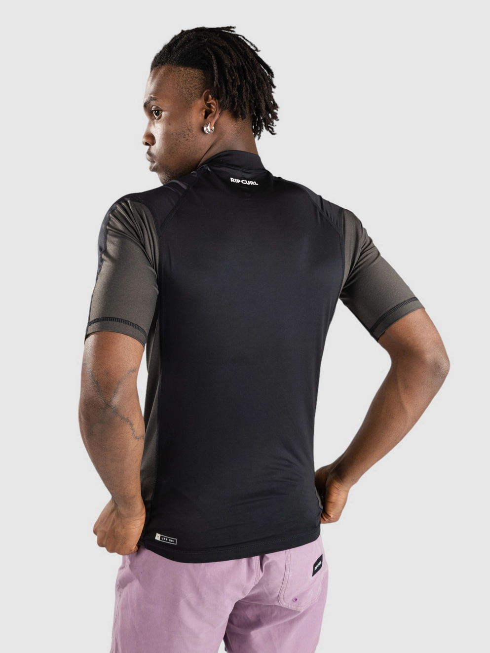 Rip Curl Waves Upf Perf S/S Rash Guard black