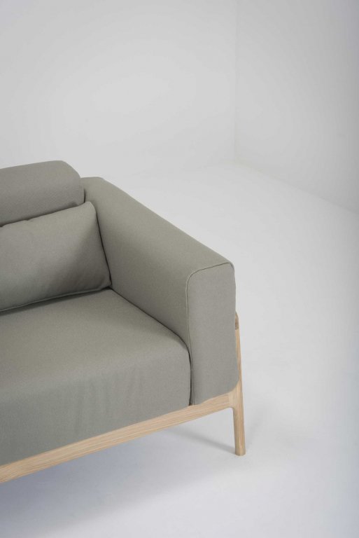 Gazzda Fawn sofa 2-zits whitewash Dakar Leather Whisky