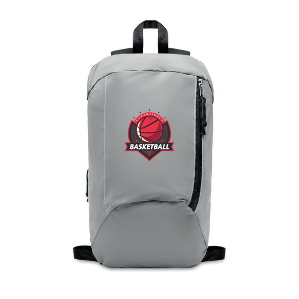 GiftRetail MO6131 - VISIBACK Sac à dos réfléchissant 600D
