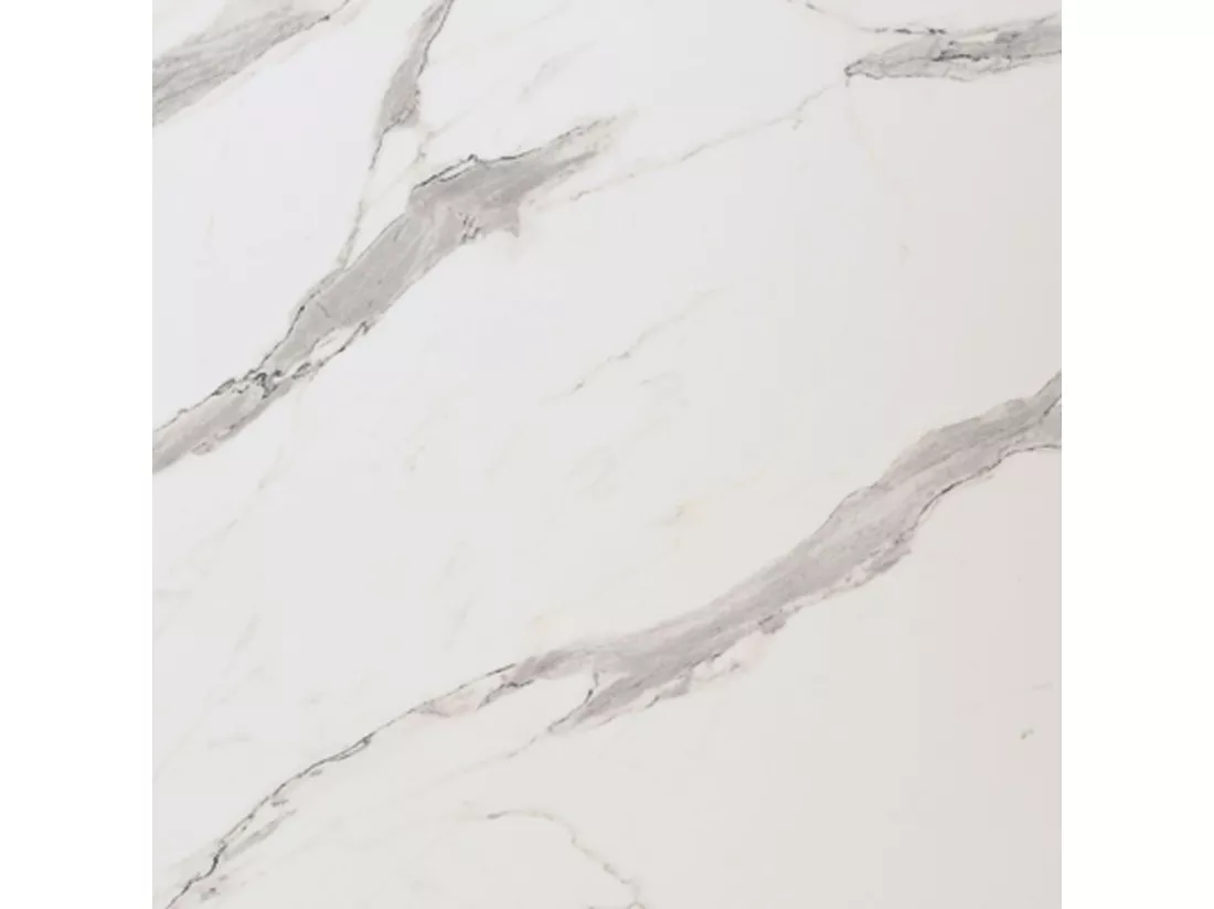 Mange-debout rond Ø 60 cm Rome bistrot marbre blanc