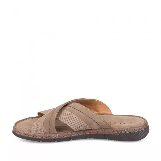 Mules MARRON CAPE BOARD CUIR