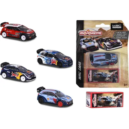Majorette WRC Assortment, 1 Stück, 4-fach sortiert