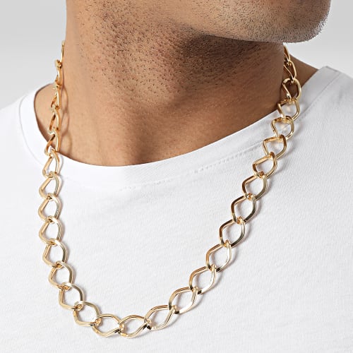 Lot De 2 Colliers TB4318 Doré Argenté