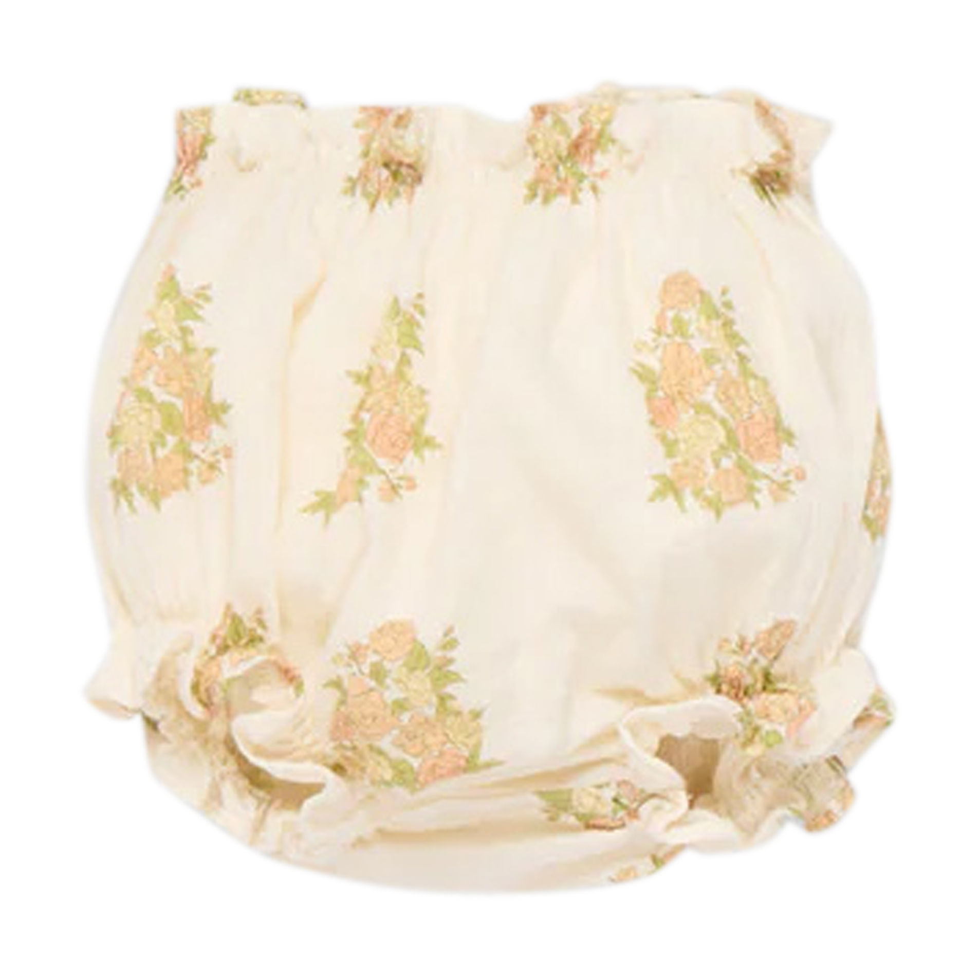 LORETTA - Bloomer imprimé en coton biologique | Beige
