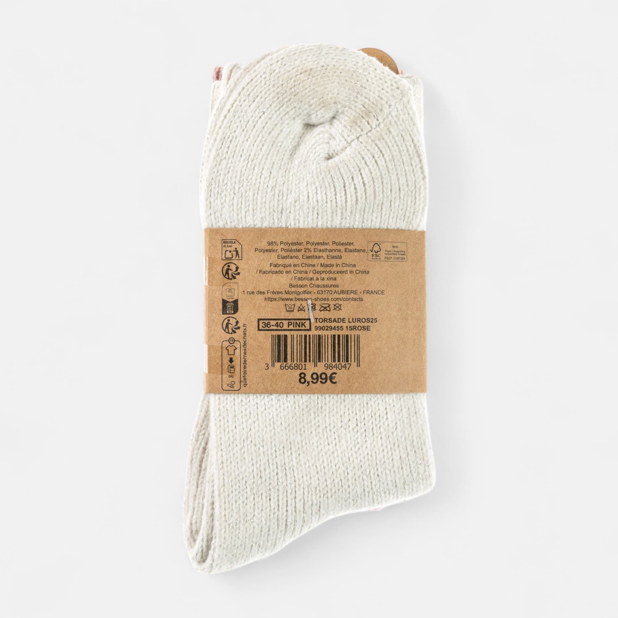 Chaussettes Femme rose