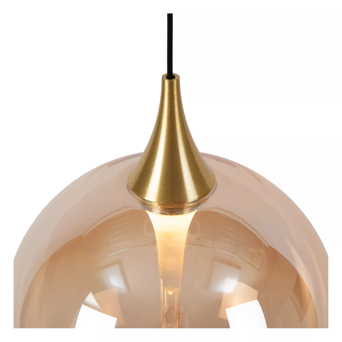 GISELA HANGLAMP 3-LICHTS Ø36CM AMBER