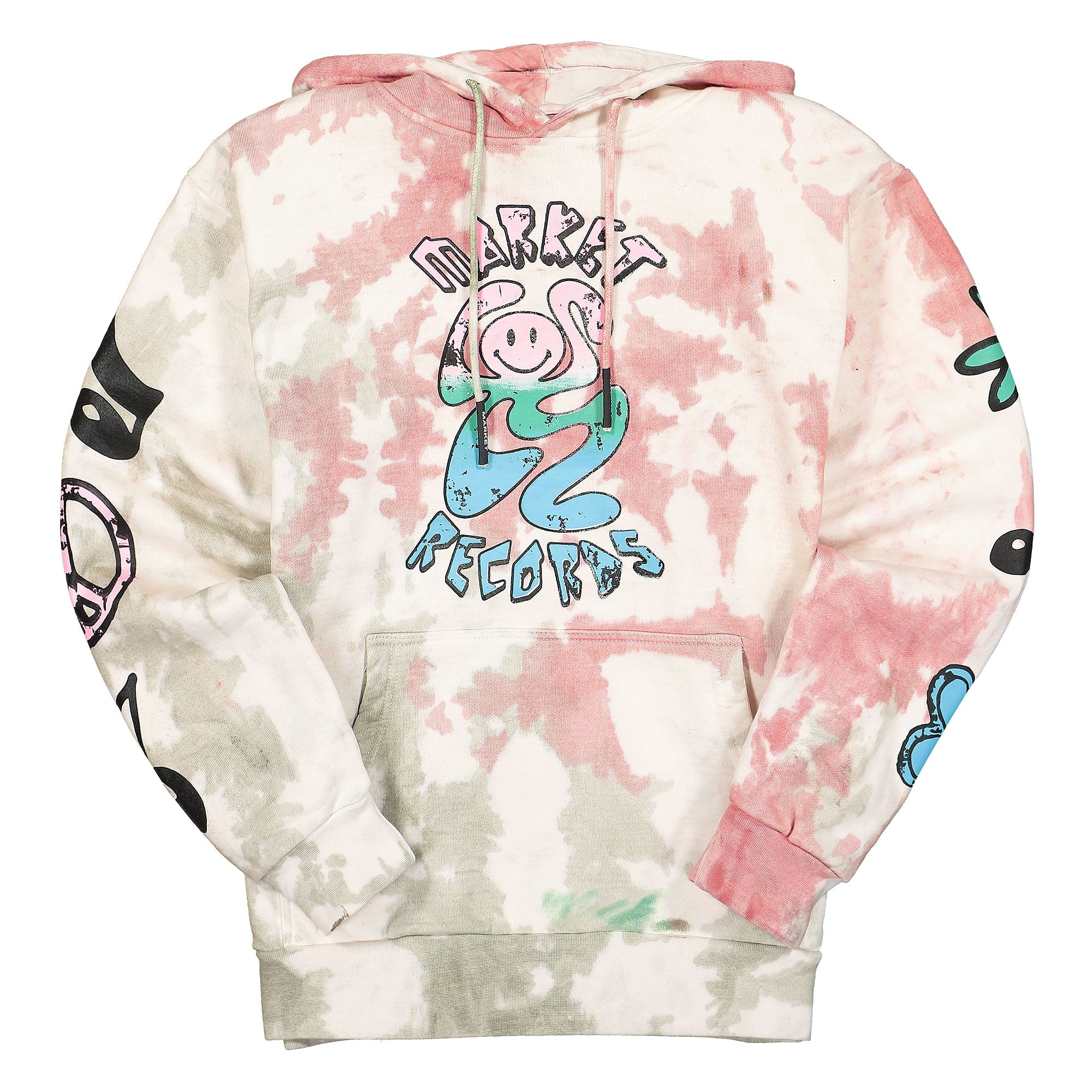 Market<br>Smiley Records Angel Sigh Hoodie