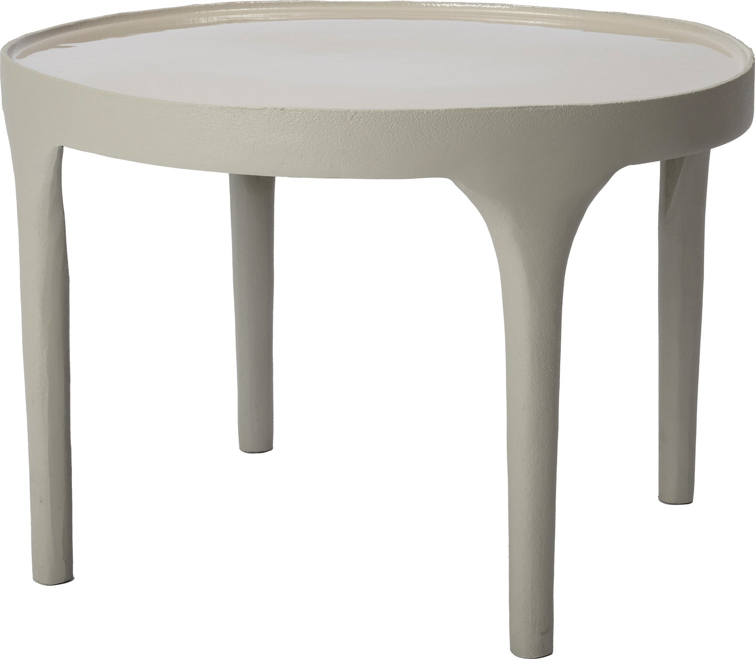 Intratuin bijzettafel Mira beige D 50 H 34 cm